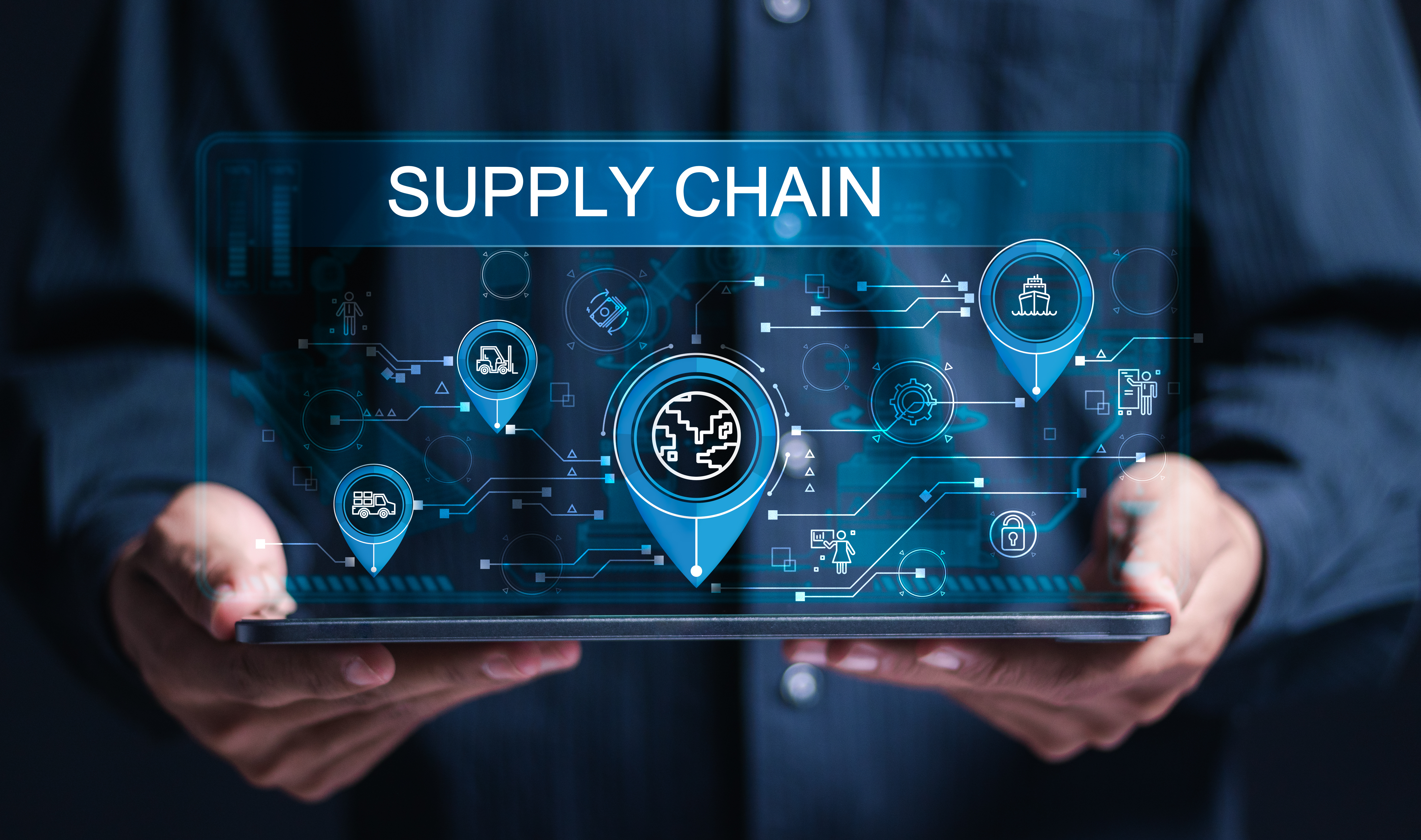 Supply chain illustration